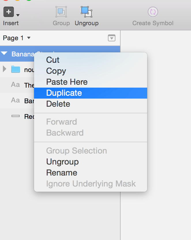 Duplicate artboard