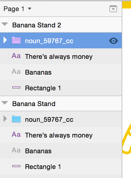 Symbols have purple folder icons.
