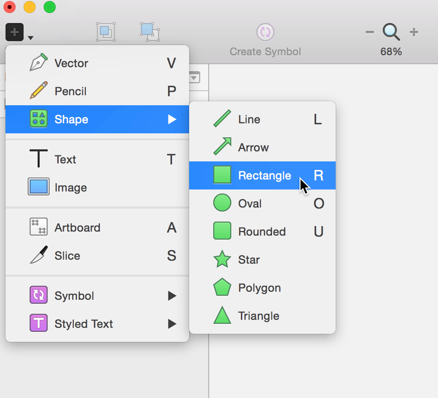 Rectangle tool